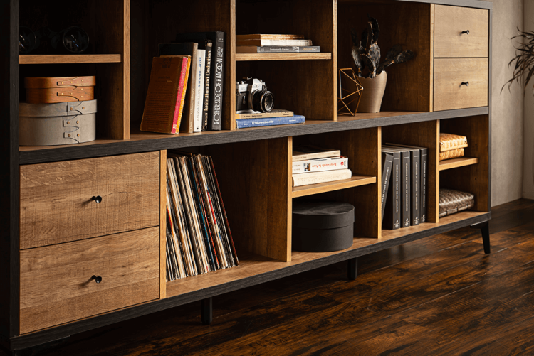 タナス 1800 BK ローシェルフ○○12月11日以降のお届け